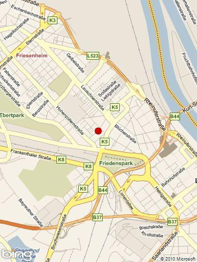 Erdgeschoßwohnung Ludwigshafen am Rhein Ludwigshafen-Hemshof - 2 Zimmer, 54 m&sup2;, 564&euro; | Angebot:25925266