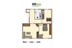 Etagenwohnung Merseburg - 2 Zimmer, 54 m&sup2;, 348&euro; | Angebot:26544752