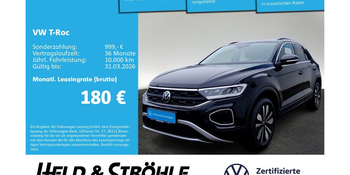 VW T-Roc 16.303 km 22.160 &euro; Neu-Ulm 89231