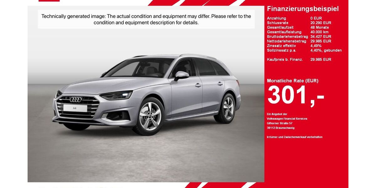 Audi A4 27.951 km 29.985 &euro; Gütersloh 33330