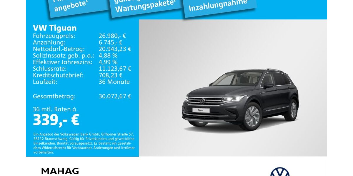 VW Tiguan 69.590 km 26.980 &euro; Dachau 85221