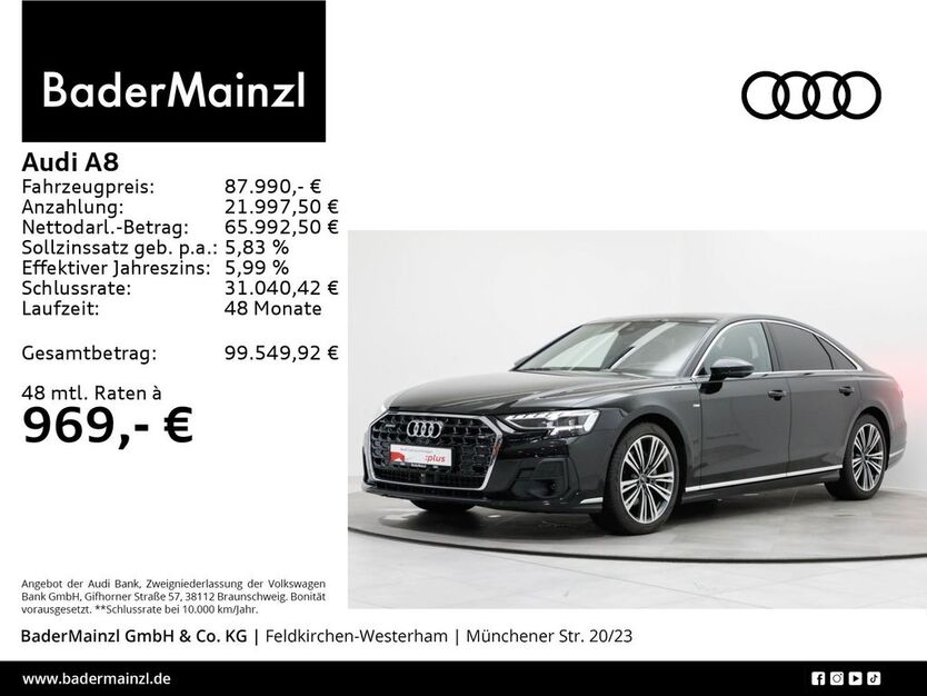 Audi A8 3.500 km 87.990 € Feldkirchen/Westerham 83620