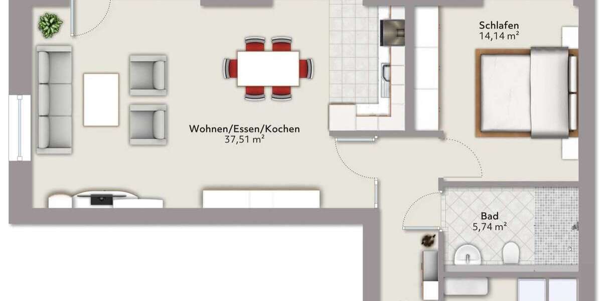 Exklusive Neubauwohnungen im Zentrum von Ostercappeln 2 zimmer