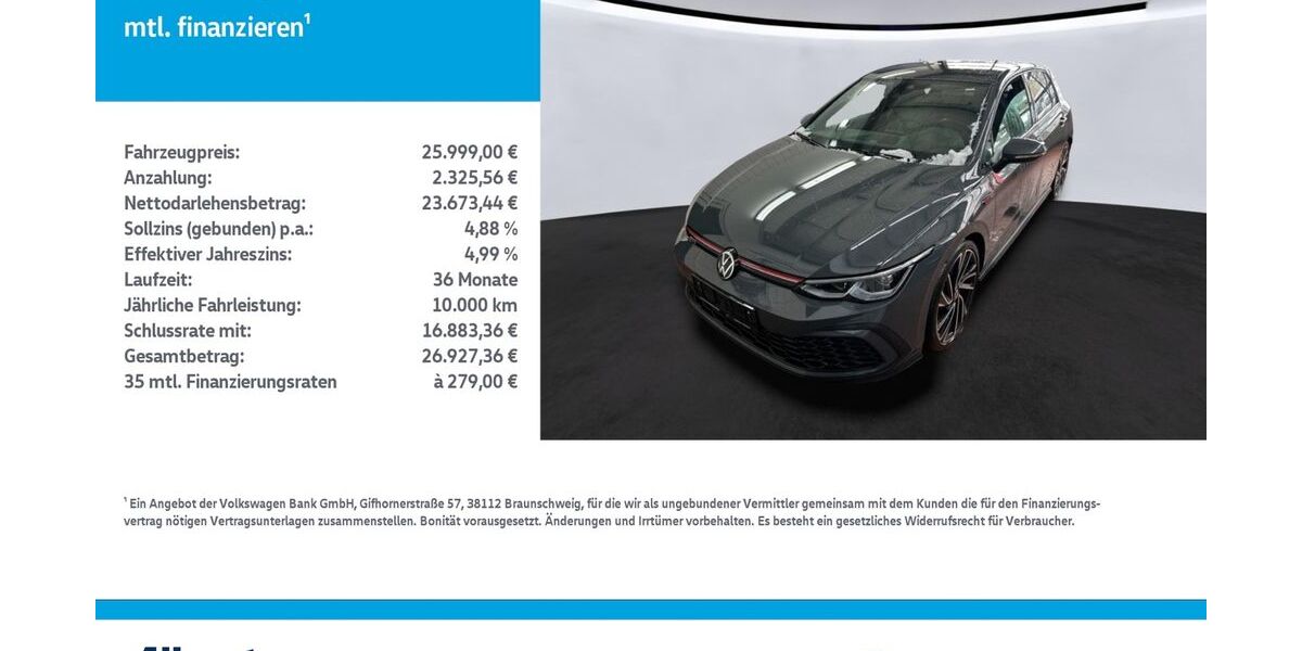 VW Golf 71.198 km 25.999 &euro; Nordhausen 99734