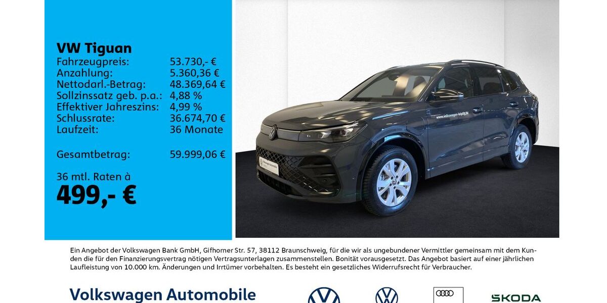 VW Tiguan 13.000 km 53.730 &euro; Leipzig 04178