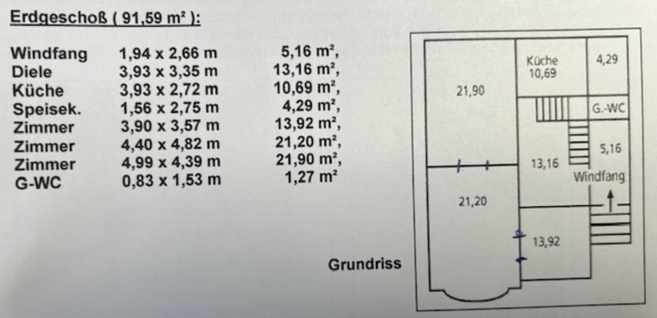 Villa Perleberg - 7 Zimmer, 200 m&sup2;, 295.000&euro; | Angebot:25175409