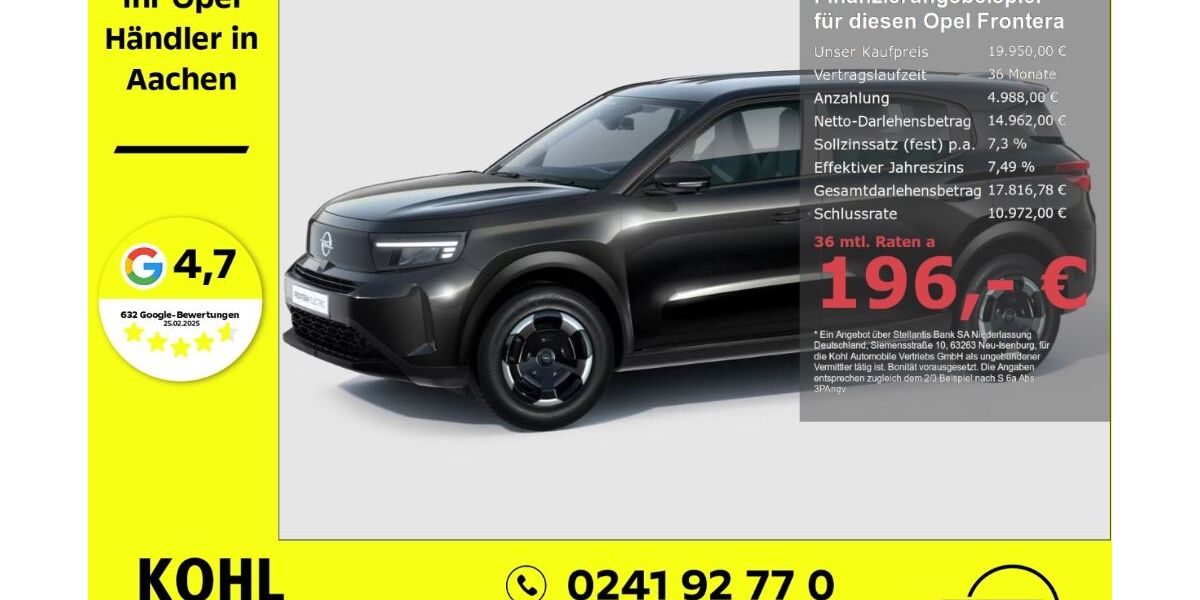 Opel Frontera 4.700 km 19.650 &euro; Aachen 52078