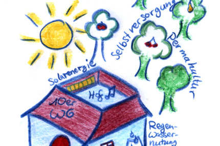 1-2 Zi- Wohnung in buntem ökolog. Wohnprojekt in AlfterRoisdorf 2 zimmer