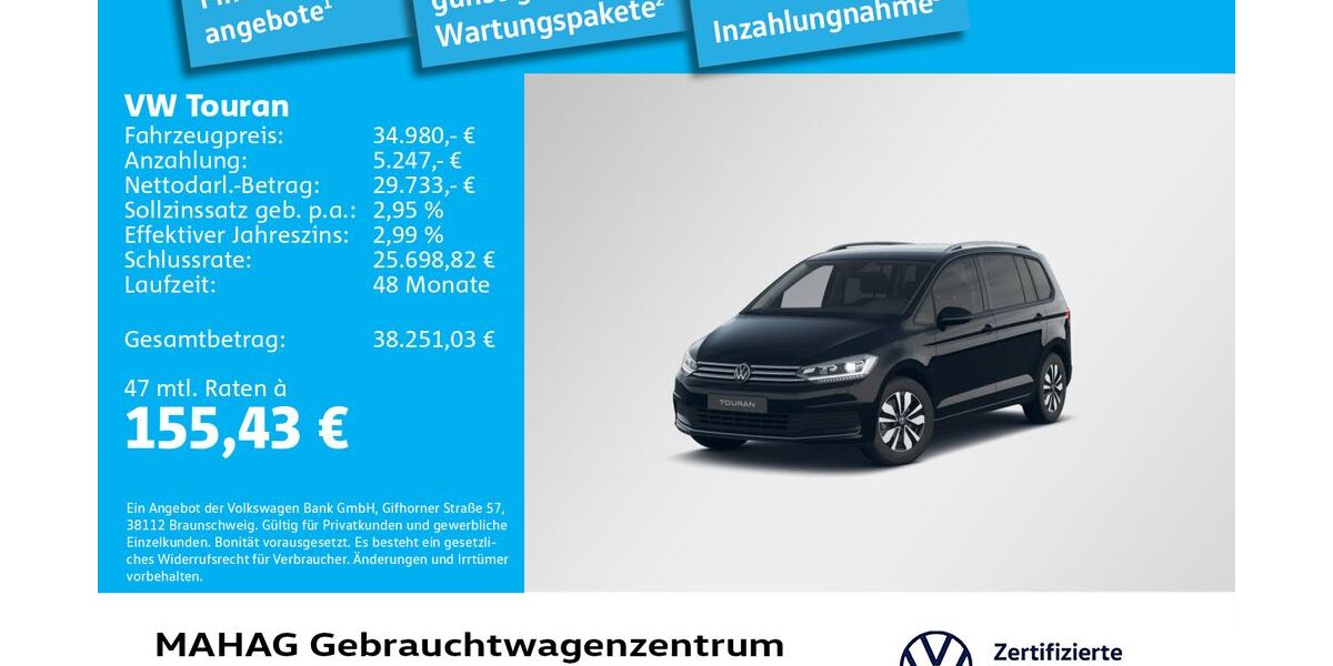 VW Touran 17.657 km 34.980 &euro; München 80935