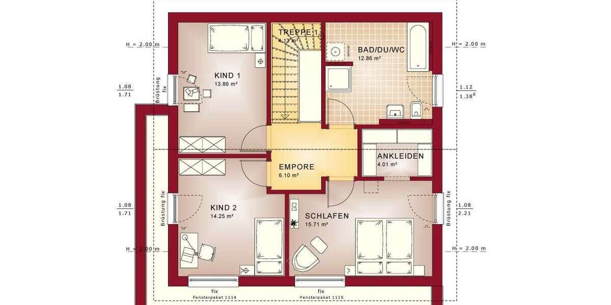 Einfamilienhaus Rehborn - 5 Zimmer, 145 m&sup2;, 486.788&euro; | Angebot:26408365