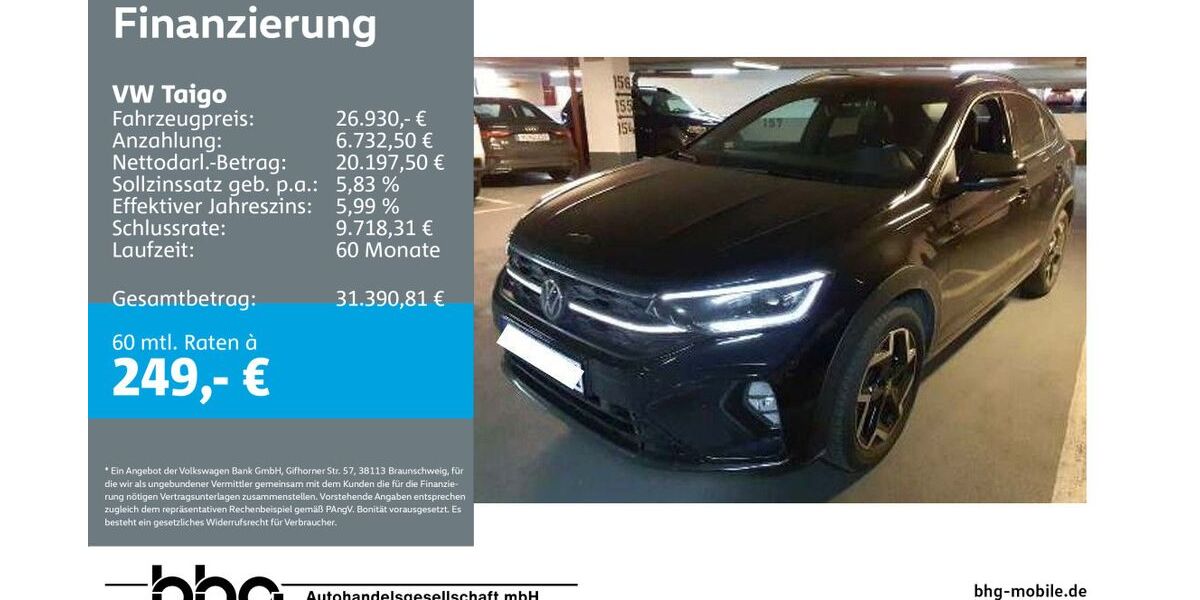 VW Taigo 13.259 km 26.930 &euro; Rottweil 78628