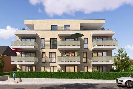 Moderne 2-Zimmer Gartenwohnung in City-Lage von Monheim 2 zimmer