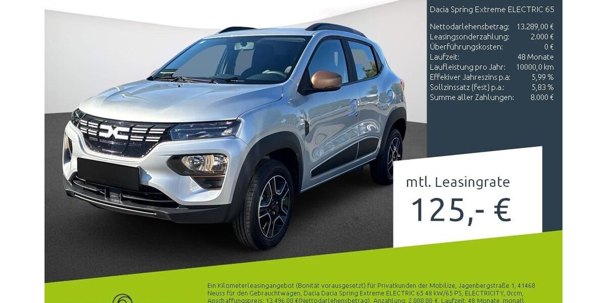 Dacia Spring 16.870 km 12.989 &euro; Borken 46325