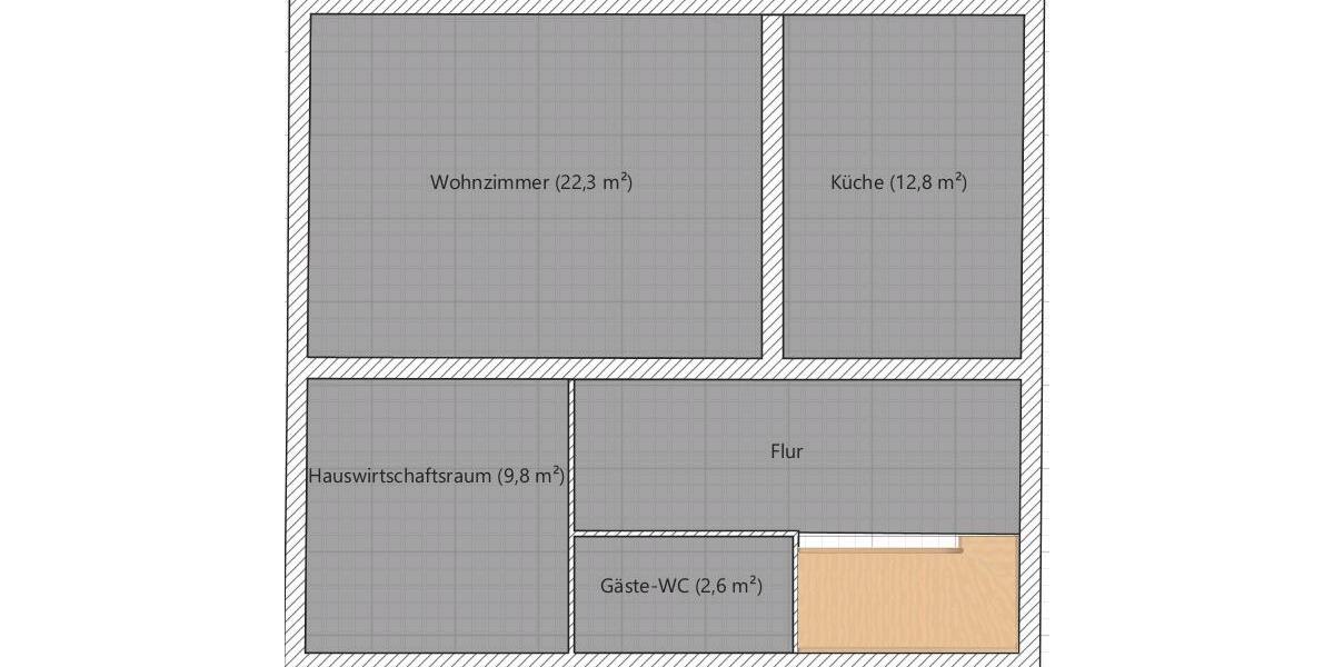 Wohnung 3,5 Zimmer mit Terrasse und Garten in Innenstadtnähe 3 zimmer