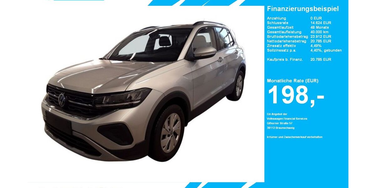VW T-Cross 2.478 km 20.785 &euro; Gütersloh 33334