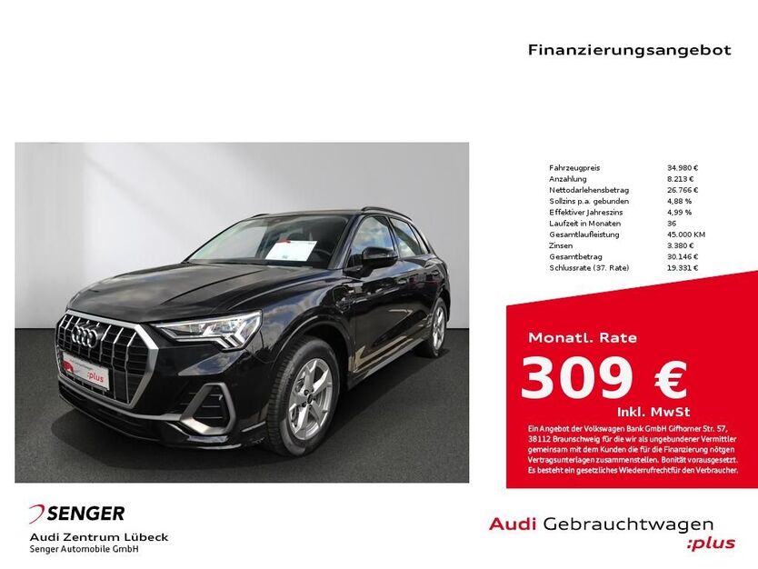 Audi Q3 20.000 km 31.880 € Lübeck 23556