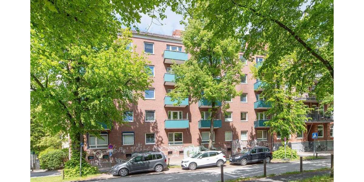 Etagenwohnung Kiel Südfriedhof - 2 Zimmer, 48 m&sup2;, 155.000&euro; | Angebot:26904930