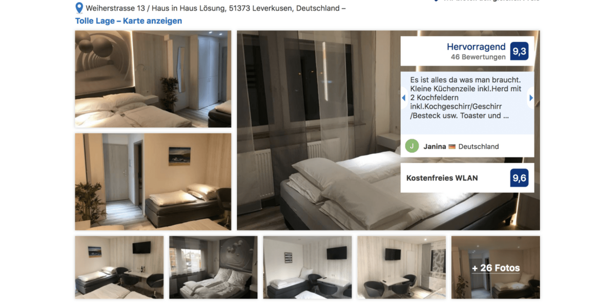 Etagenwohnung Leverkusen - 22 Zimmer, 504 m&sup2;, 1.445.000&euro; | Angebot:27132611