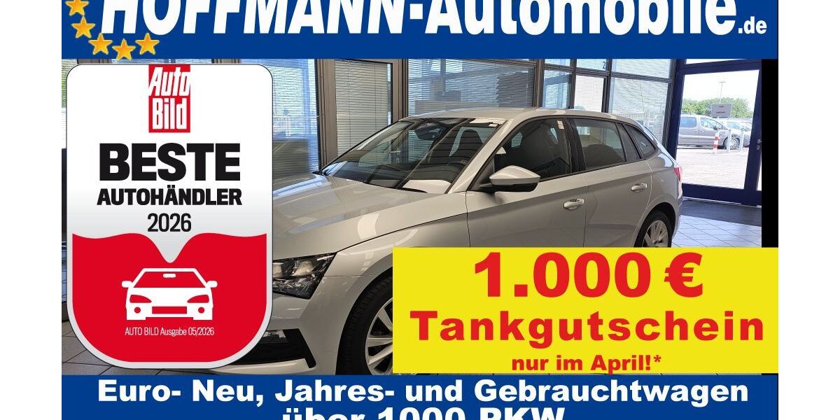 Skoda Scala 39.987 km 19.900 &euro; Wolfsburg-Heiligendorf 38444