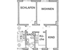Praktische, kleine 3-Zi.-Wohnung in ruhiger Lage - 3- Gotha Str.d.Einheit WE 31 | Angebot:27100713