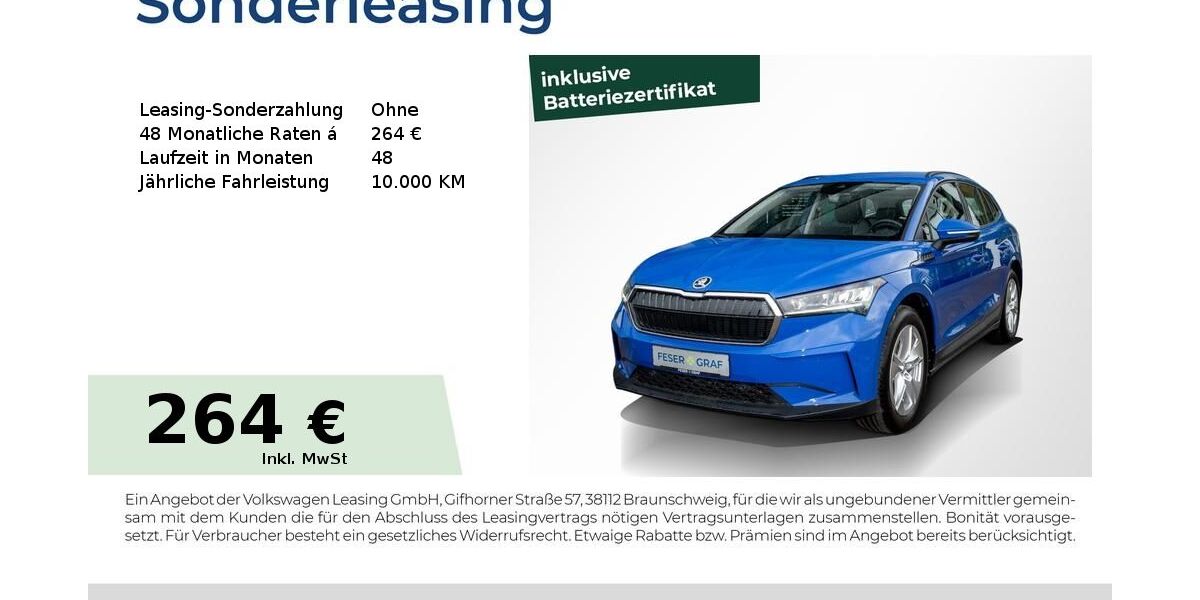 Skoda Enyaq 27.100 km 23.440 &euro; Magdeburg 39118