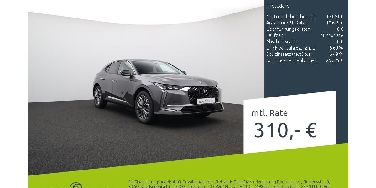 DS Automobiles DS4 20.110 km 23.750 &euro; Münster - Amelsbüren 48163
