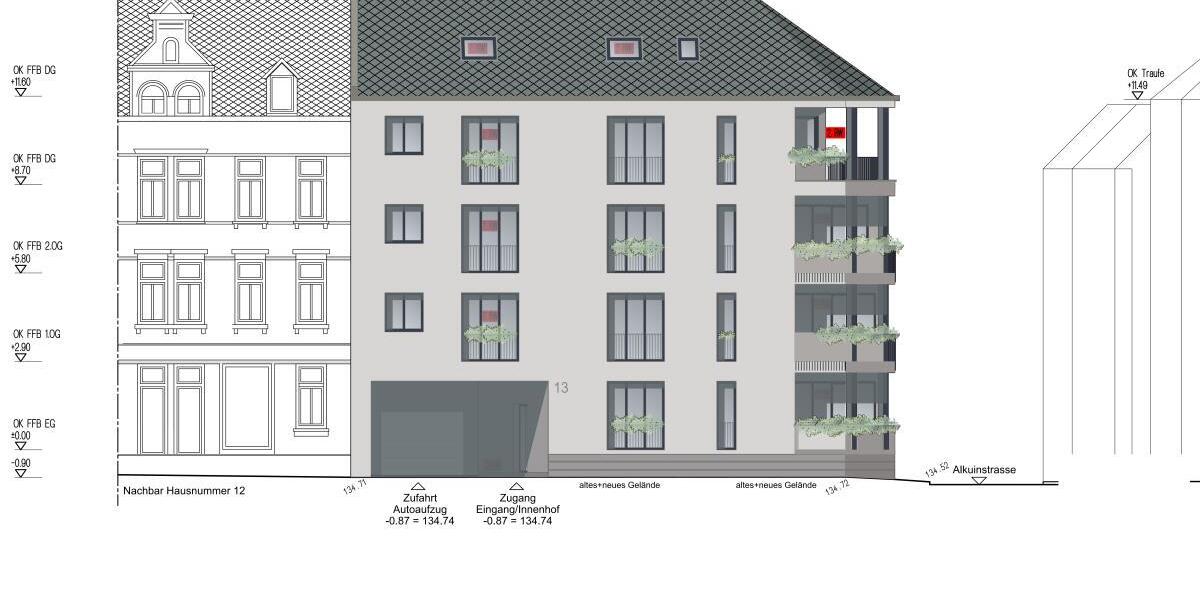 Wohnen Nähe Porta -Modernes Wohnen im Energiesparhaus in Top Innenstadtlage - Etagenwohnung Trier Nord | Angebot:26898433