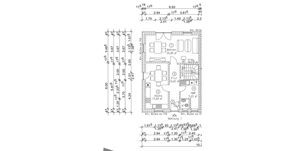 Doppelhaushälfte Wees - 4 Zimmer, 120 m&sup2;, 465.000&euro; | Angebot:26868868