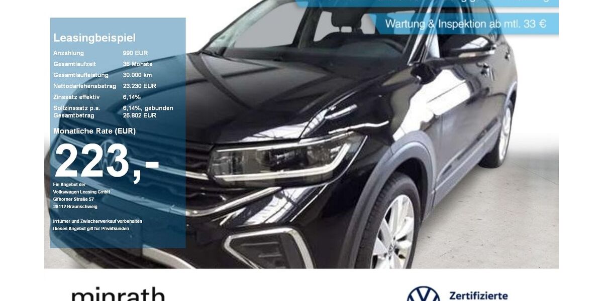 VW T-Cross 14.383 km 22.730 &euro; Geldern 47608