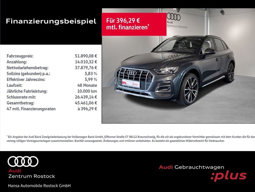Audi Q5 63.484 km 48.690 € Rostock 18059