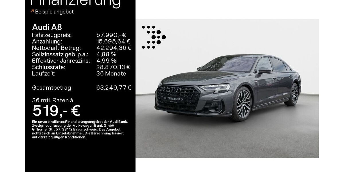 Audi A8 60.985 km 56.990 &euro; Haßfurt 97437