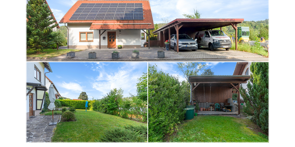 Modernes Wohnen mit Einliegerwohnung, Photovoltaik und unverbaubarem Ausblick - Einfamilienhaus Zella-Mehlis Mehlis | Angebot:24309429