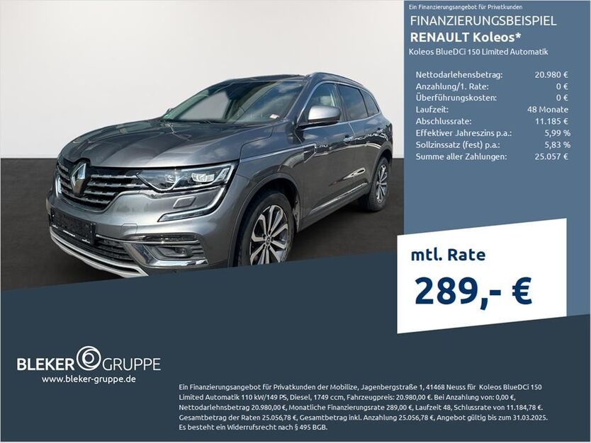 Renault Koleos 74.940 km 18.380 € Münster - Amelsbüren 48163