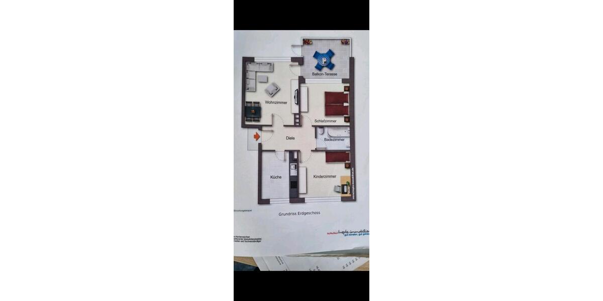 Erdgeschoßwohnung Henstedt-Ulzburg Ulzburg - 3 Zimmer, 72 m&sup2;, 1.250&euro; | Angebot:25995193