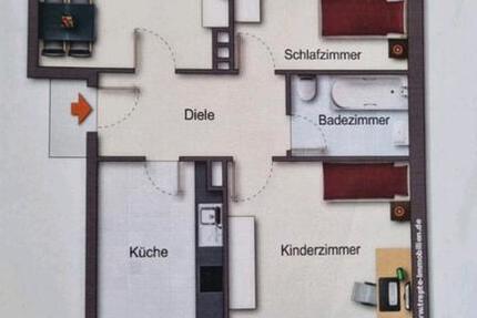 Wohnung Henstedt-Ulzburg Ulzburg - 3 Zimmer, 72 m&sup2;, 1.250&euro; | Angebot:25995193