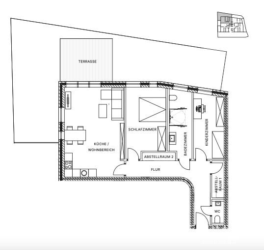 Erdgeschoßwohnung Lathen - 3 Zimmer, 85 m&sup2;, 780&euro; | Angebot:26252472