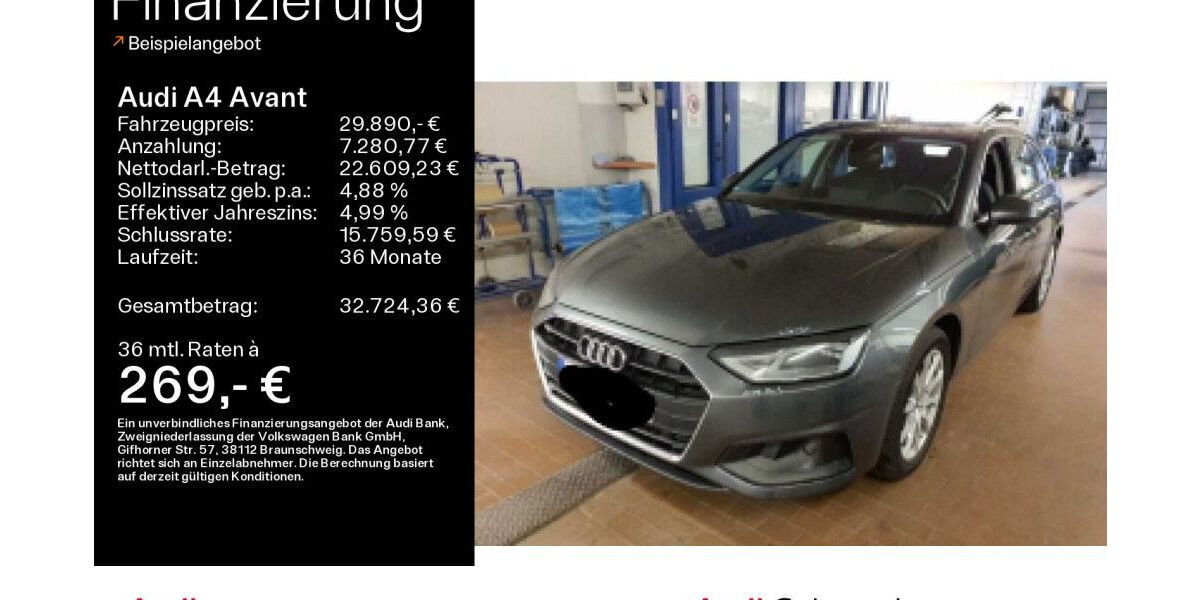 Audi A4 80.600 km 29.890 &euro; Hofheim 65719