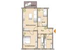 Etagenwohnung Sangerhausen - 3 Zimmer, 61 m&sup2;, 385&euro; | Angebot:26381090