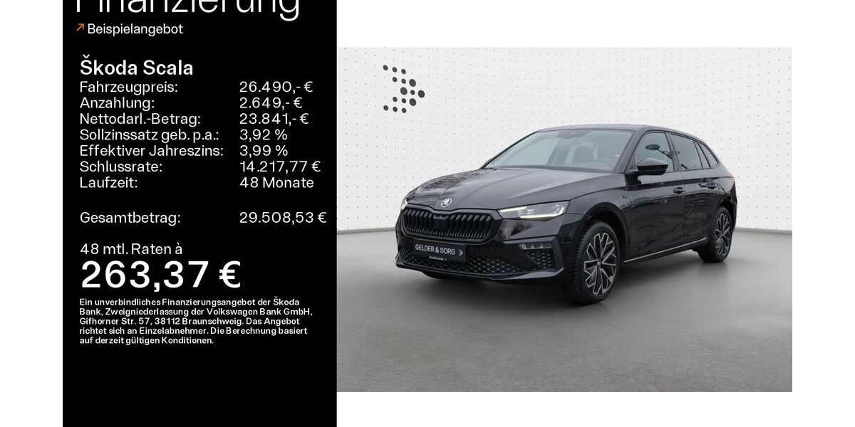 Skoda Scala 25.708 km 26.490 € Haßfurt 97437