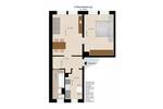 Etagenwohnung Dessau-Roßlau Innenstadt - 2 Zimmer, 46 m&sup2;, 365&euro; | Angebot:26878978