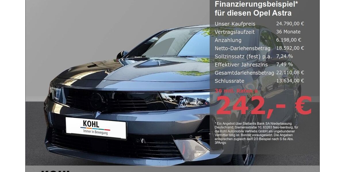 Opel Astra 9.800 km 24.790 &euro; Aachen 52078