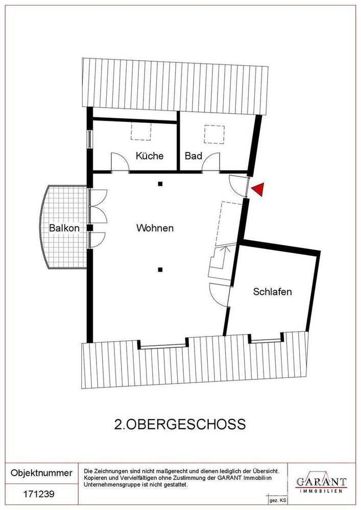 * Charmante 2,5 Zimmer-Dachgeschoss-Wohnung Mitten im historischen Ortskern *