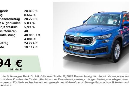 Skoda Kodiaq 64.000 km 27.880 &euro; Nürnberg 90431