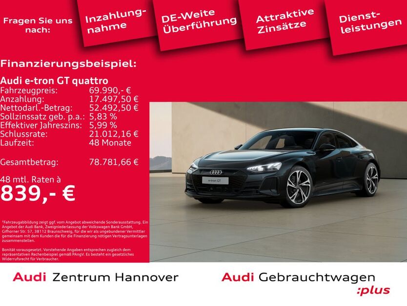 Audi e-tron GT 16.925 km 69.450 € Hannover 30179