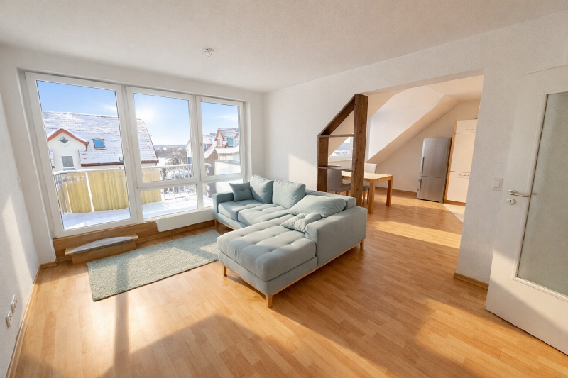 bezugsfreie, schicke Dachgeschosswohnung - Grenze Großziethen Lichtenrade 2.5 zimmer