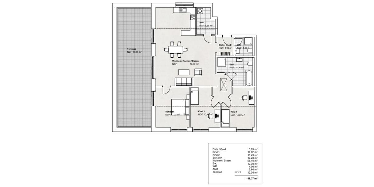 Einfamilienhaus Wolfenbüttel Adersheim - 4 Zimmer, 144 m&sup2;, 1.740&euro; | Angebot:25150912