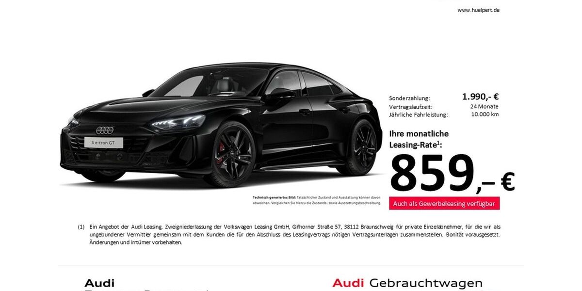 Audi e-tron GT 16.512 km 98.277 &euro; Dortmund 44143