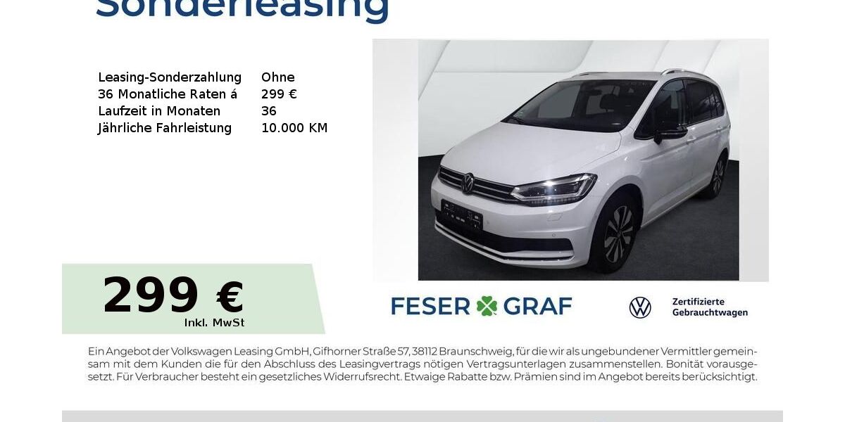 VW Touran 20.372 km 33.305 &euro; Nürnberg 90411