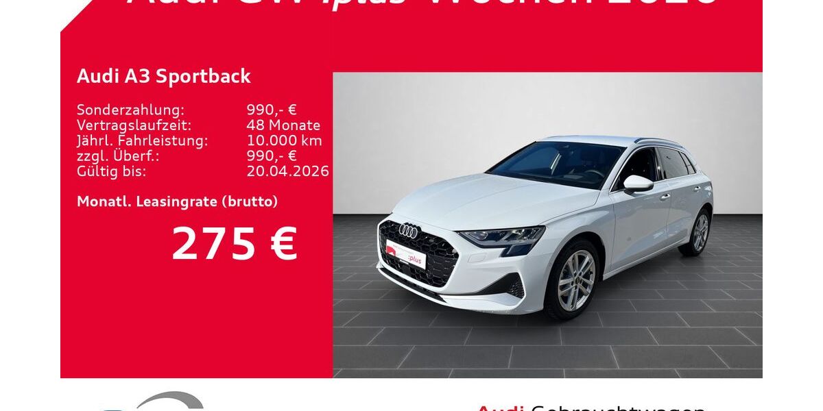 Audi A3 9.835 km 33.290 &euro; Saarbrücken 66115