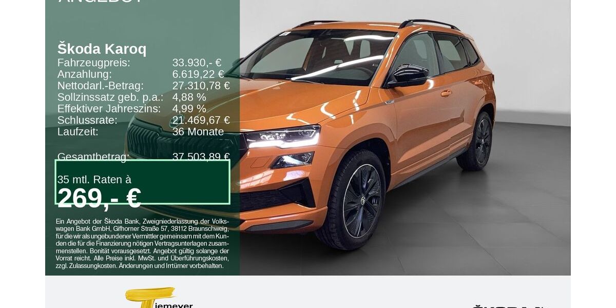 Skoda Karoq 58.380 km 32.920 &euro; Bochum 44809